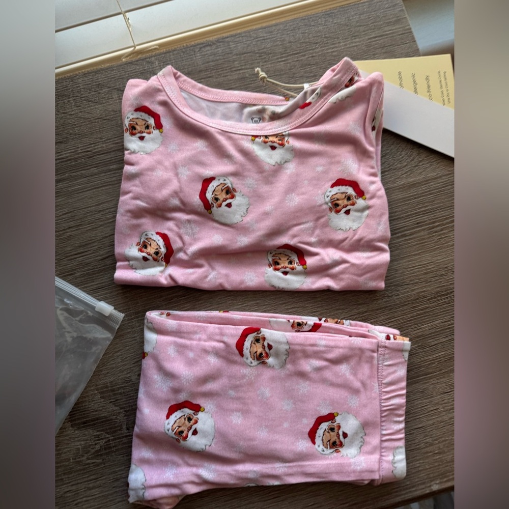 Bamboo Santa pajamas